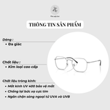  Gọng kính RayBan 0RX3694V dáng đa giác chính hãng fullbox 