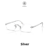  Gọng khoan không viền RayBan X ASAP Rocky 0RX3928V dáng chữ nhật kim loại chính hãng fullbox 