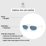 Kính mát RayBan 0RB3947 dáng đa giác chính hãng fullbox 