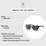  Gọng kính RayBan Lady burbank 0RB2299 dáng mắt mèo nhựa Acetate chính hãng fullbox 
