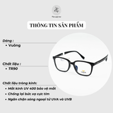  Gọng kính Lavein Paris 99013 dáng vuông nhựa TR90 chính hãng fullbox 
