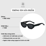 Kính mát 58265 dáng mắt mèo nhựa TR90 Hàn Quốc