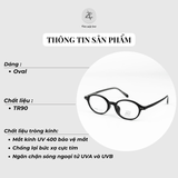 Gọng kính Yulong 25242 dáng oval nhựa TR90 fullbox chính hãng 