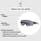 Kính mát thể thao Oakley Si Tombstone 0OO9328 dáng shield O Matter™ chính hãng fullbox