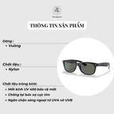 Kính mát RayBan 0RB2132F dáng vuông nhựa Nylon chính hãng fullbox 