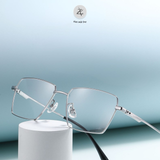  Gọng kính Zay Eyewear 98668 dáng đa giác titanium phong cách Hàn Quốc 
