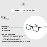  Gọng kính New Balance ZETAFLEX NBZ09463X dáng vuông nhựa & titanium chính hãng fullbox 