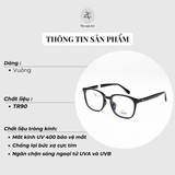  Gọng kính Lavein Paris 99010 dáng vuông nhựa TR90 chính hãng fullbox 