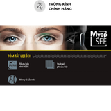  Tròng Kính Siêu Mỏng Phi Cầu 2 Mặt Nikon Myopsee DAS Clear 1.60, 1.67, 1.74 Chính Hãng 