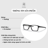  Gọng kính Oakley Chamfer Squared 0OX8143 dáng vuông chính hãng fullbox 