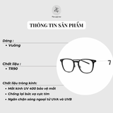  Gọng kính Bolon BJ5197 dáng vuông nhựa & titanium chính hãng fullbox 