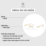 Gọng khoan không viền RayBan X ASAP Rocky 0RX3929 dáng oval kim loại chính hãng fullbox