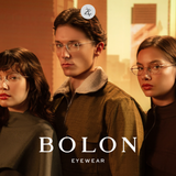  Gọng kính Bolon BA7052 dáng oval titanium chính hãng fullbox 