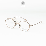 Gọng kính Zay Eyewear 9109 dáng đa giác titanium phong cách Hàn Quốc