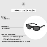  Kính mát New Balance NB02029ZX dáng Mắt mèo nhựa acetate chính hãng fullbox 