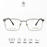 Gọng kính Chimeric 7201 dáng vuông Titanium chính hãng