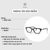  Gọng kính Vogue 0VO5698 dáng mắt mèo nhựa Nylon chính hãng fullbox 