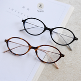  Gọng kính Zay Eyewear 1801 dáng oval phong cách Hàn Quốc 