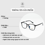 Gọng kính Lavein Paris 99017 dáng vuông nhựa TR90 chính hãng fullbox
