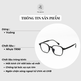  Gọng kính Zay Eyewear B8815 dáng vuông TR90 phong cách Hàn Quốc 