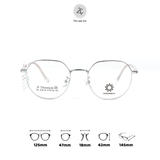  Gọng kính Kanamwon ML- 92018 dáng đa giác titanium chính hãng 