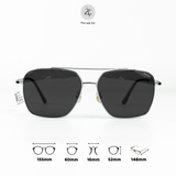  Kính mát phân cực polarized Ristaky 8974 dáng phi công Titanium chính hãng 