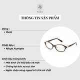  Gọng kính Vivienne Westwood BC 2124 dáng oval nhựa acetate phong cách Hàn Quốc 