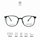  Gọng kính Asifinis 8008 dáng vuông nhựa TR90 dẻo & titanium chính hãng 