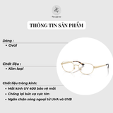 Gọng kính RayBan x Jennie 0RX3774VD dáng oval chính hãng fullbox