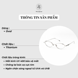  Gọng kính Gentle Monster Eden dáng oval titanium cao cấp fullbox 