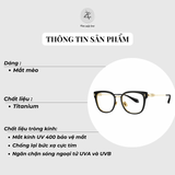  Gọng kính Bolon BA6061 dáng vuông nhựa & titanium chính hãng fullbox 