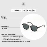  Kính mát phân cực polarized Gangnary 29006 dáng oval TR90 chính hãng 
