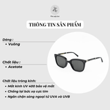  Kính mát gấp gọn Gentle Monster Matiny dáng vuông nhựa acetate cao cấp fullbox 