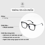  Gọng kính C&C OWEN 2270 dáng vuông TR90 phong cách thời trang cao cấp 