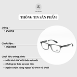Gọng kính RayBan 0RX7025 dáng vuông nhựa Injected chính hãng fullbox