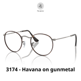  Gọng kính RayBan 0RX3447V dáng tròn chính hãng fullbox 
