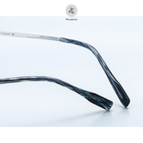Gọng kính khoan không viền WT 0010 dáng đa giác titanium cao cấp