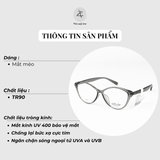  Gọng kính Velocity VL23623 dáng mắt mèo nhựa TR90 chính hãng fullbox 