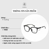  Gọng kính Velocity VL23633 dáng vuông nhựa TR90 chính hãng fullbox 