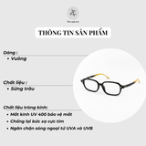  Gọng kính Gama ST1020 dáng chữ nhật sừng tự nhiên cao cấp 