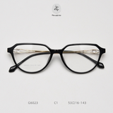  Gọng kính Zay Eyewear G6023 dáng mắt mèo nhựa TR90 & kim loại 
