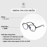  Gọng kính Lavein Paris 99002 dáng đa giác nhựa TR90 chính hãng fullbox 