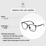  Gọng kính Lavein Paris 99007 dáng vuông nhựa TR90 chính hãng fullbox 