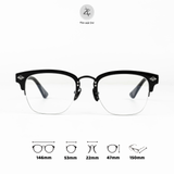  Gọng kính nửa khung CH8057 dáng vuông nhựa acetate cao cấp 