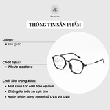  Gọng kính C&C OWEN 2251 dáng đa giác TR90 phong cách thời trang cao cấp 