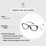  Gọng kính Velocity VL23598 dáng mắt mèo nhựa TR90 chính hãng fullbox 