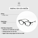  Gọng kính Velocity VL23634 dáng mắt mèo nhựa TR90 chính hãng fullbox 