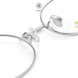  Gọng kính Zay Eyewear 93805 dáng oval titanium phong cách Hàn Quốc 