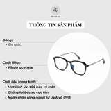  Gọng kính C&C OWEN 2258 dáng vuông TR90 phong cách thời trang cao cấp 
