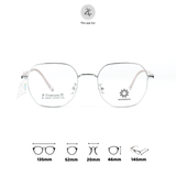 Gọng kính Kanamwon ML- 92022 dáng đa giác titanium chính hãng 